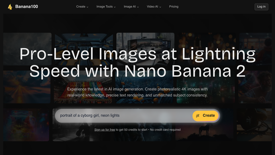Screenshot of Banana100