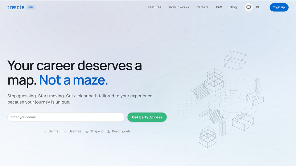 Screenshot of Traecta