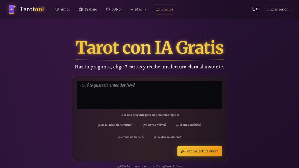 Screenshot of Tarotool