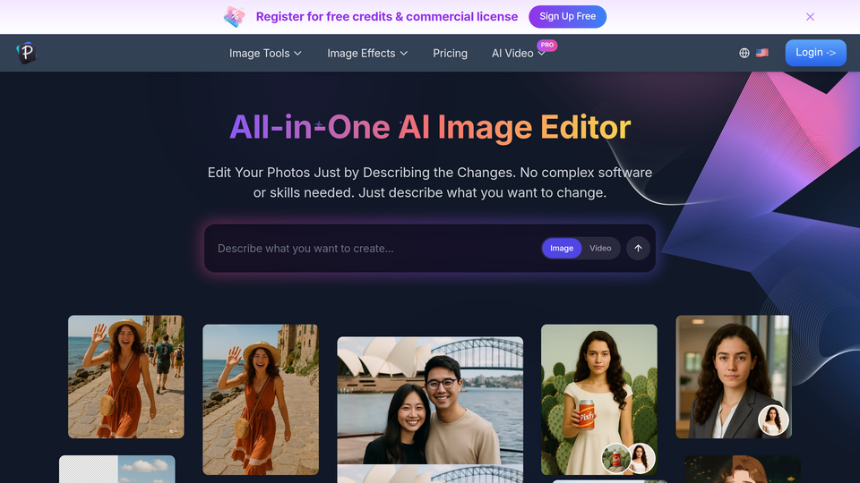 Screenshot of Pixfy AI