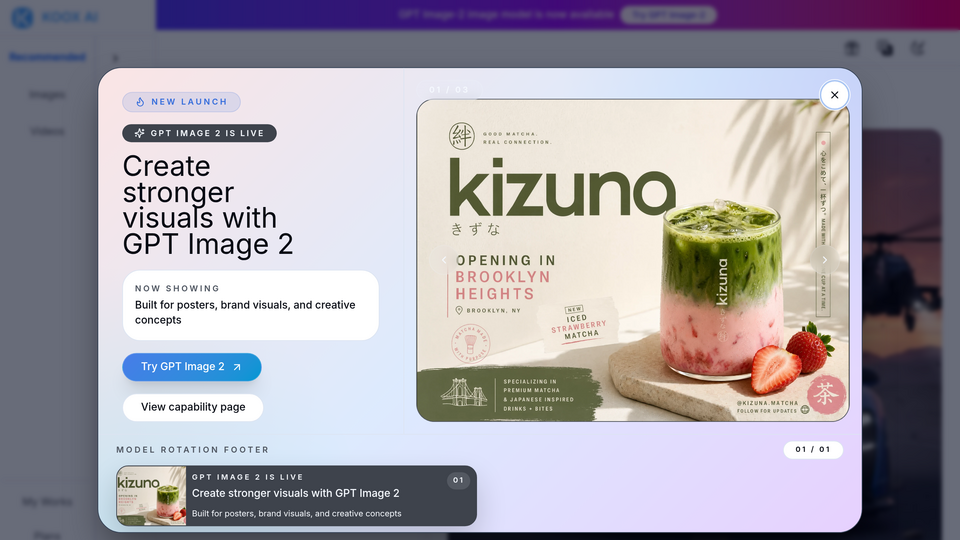 Screenshot of KOOX AI