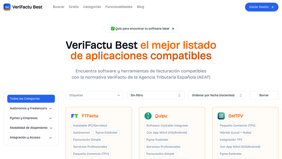 Screenshot of Verifactu Best
