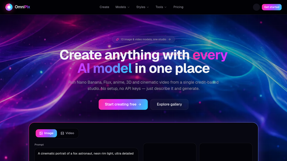 Screenshot of OmniPix