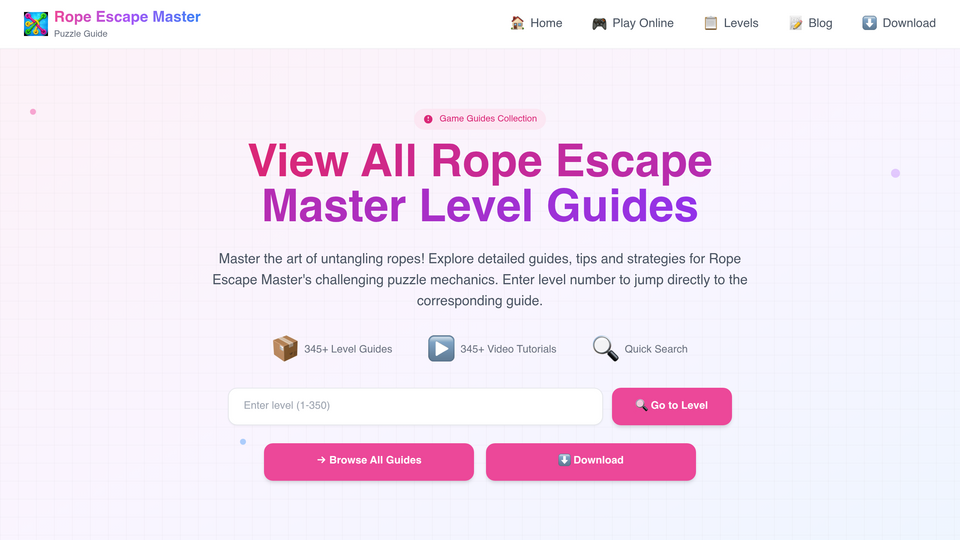 Screenshot of Rope Escape Master