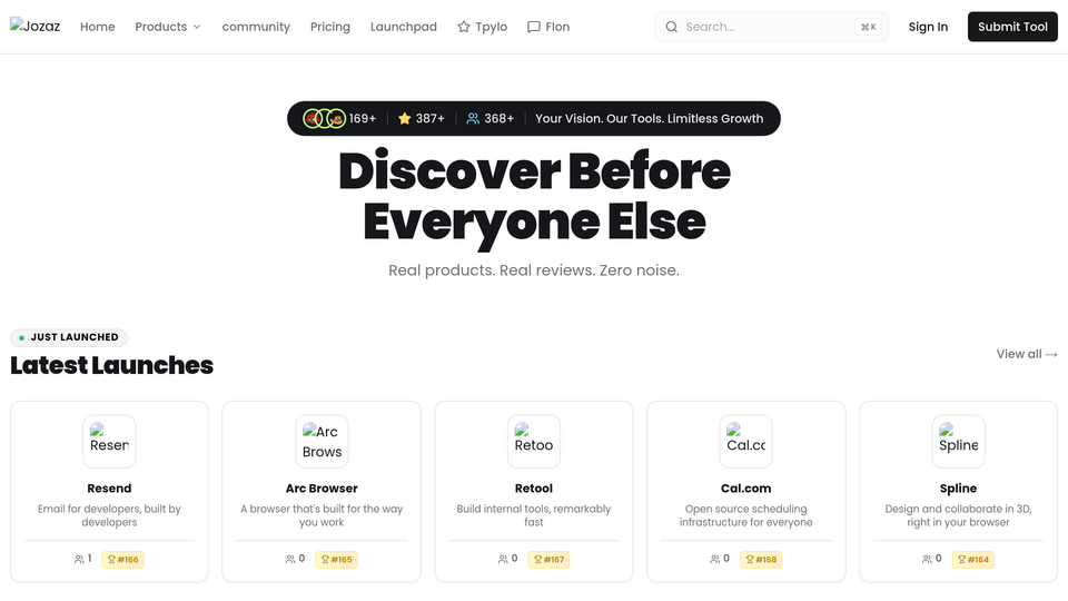 Screenshot of Jozaz