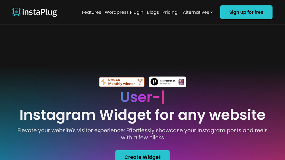 Screenshot of InstaPlug