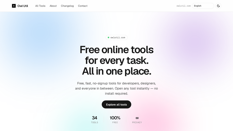Screenshot of Owl Util