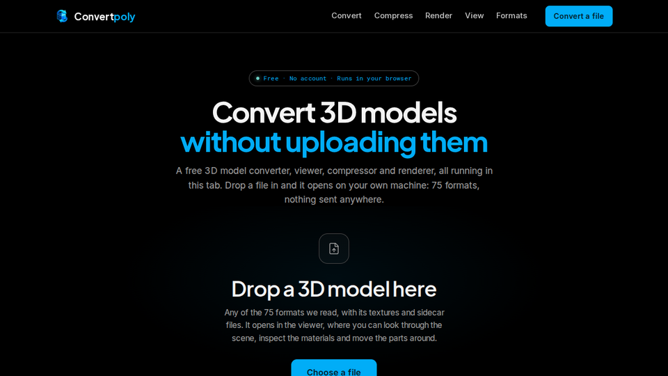 Screenshot of Convertpoly