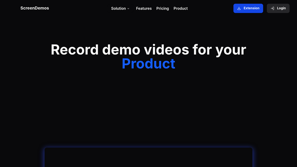 Screenshot of ScreenDemos