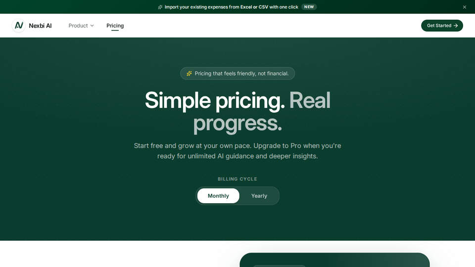 Screenshot of Nexbi AI