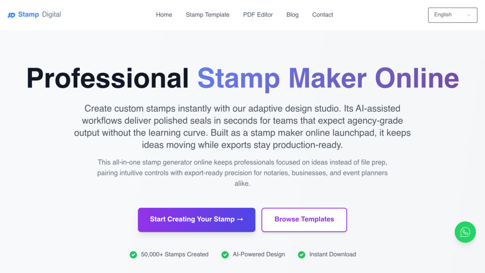 Screenshot of Seals Digital