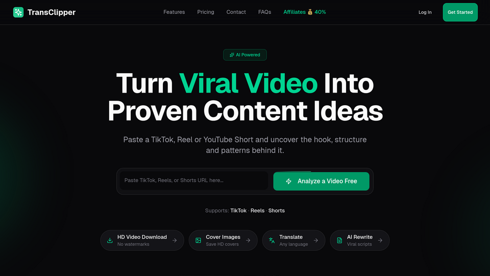 Screenshot of Transclipper