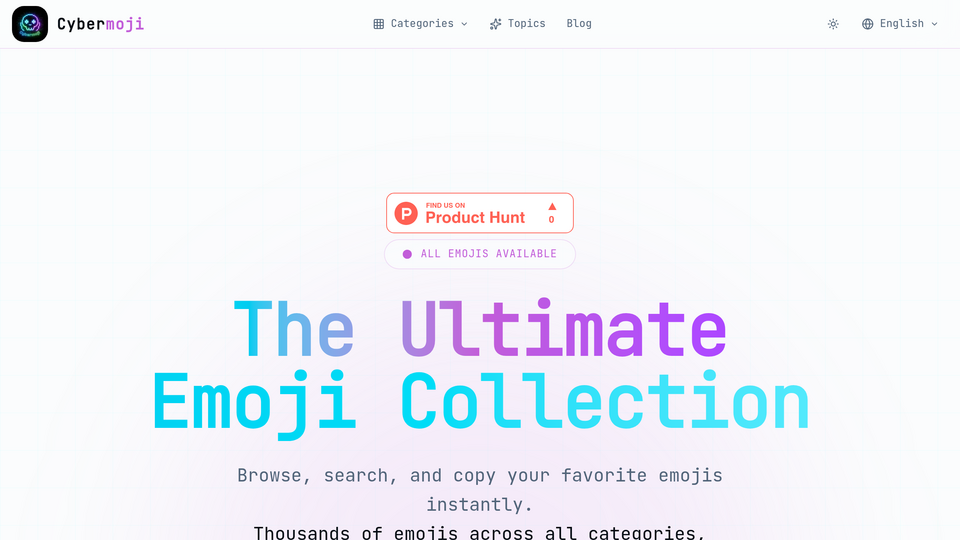 Screenshot of cybermoji