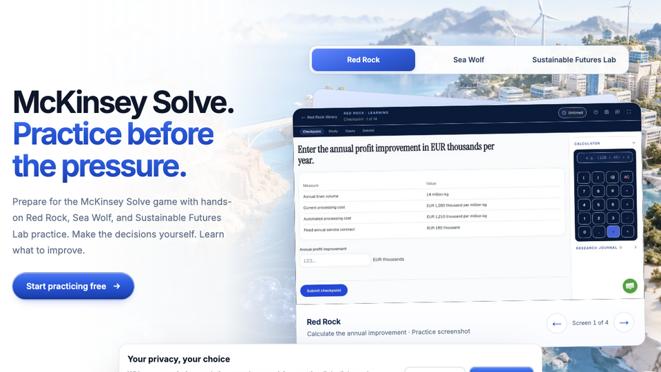 Screenshot of Solve Game Prep