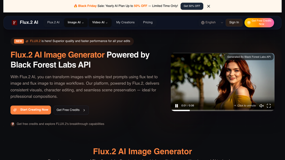 Screenshot of Flux.2 Image Generator