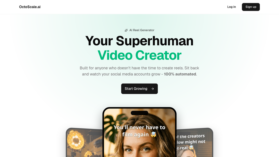 Screenshot of OctoScale.ai