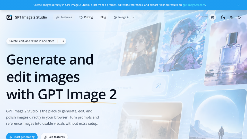 Screenshot of GPT Image 2 Studio