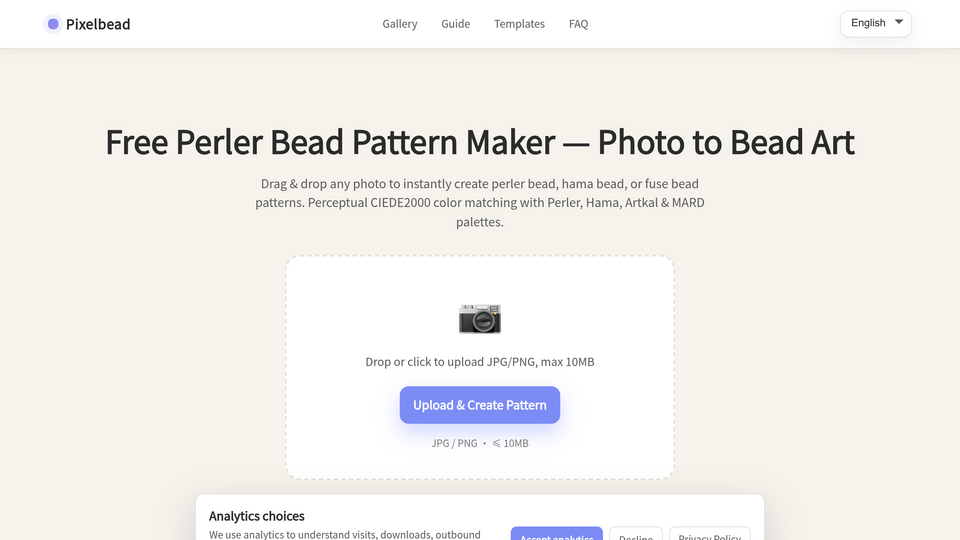 Screenshot of Pixelbead