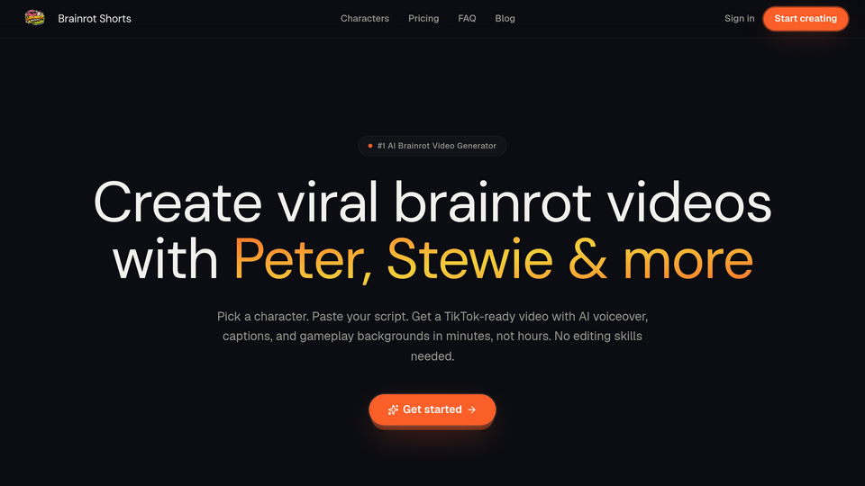 Screenshot of Brainrot Shorts