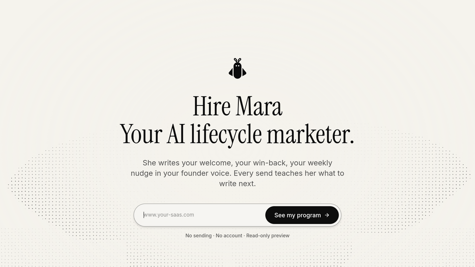 Screenshot of Mara