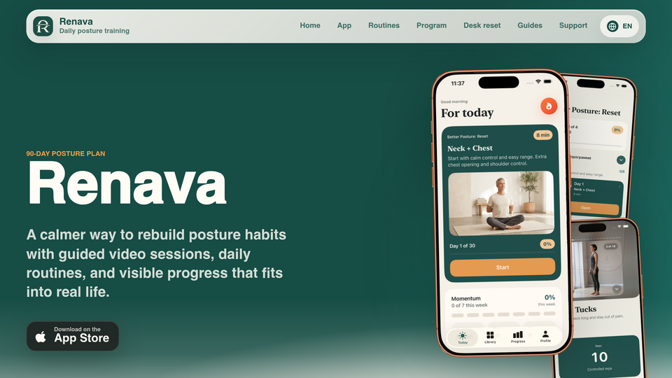 Screenshot of Renava
