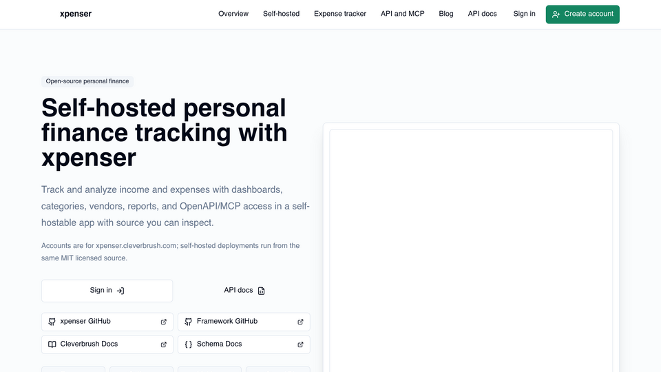 Screenshot of xpenser