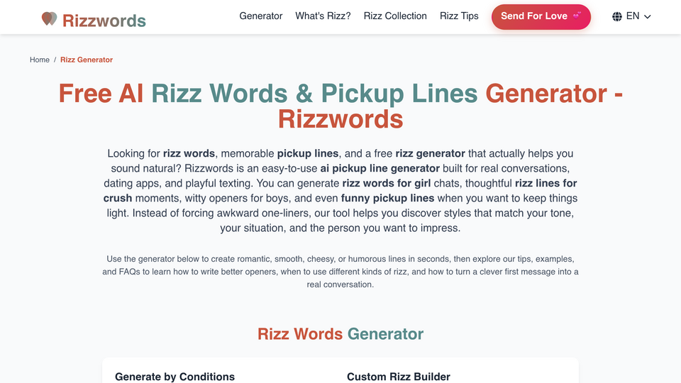 Screenshot of Rizzwords