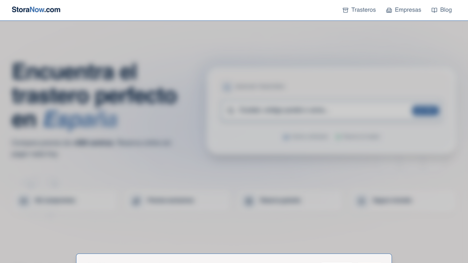 Screenshot of Storanow
