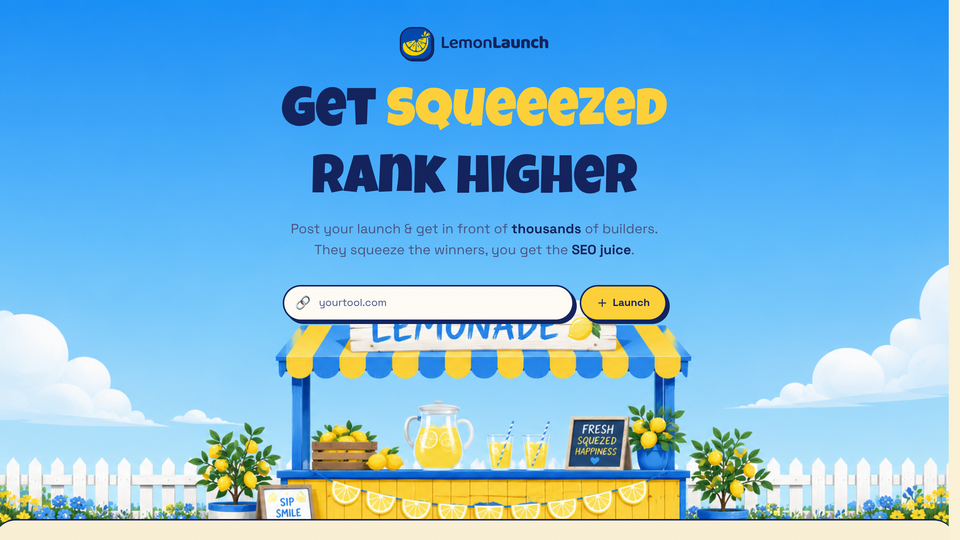 Screenshot of LemonLaunch