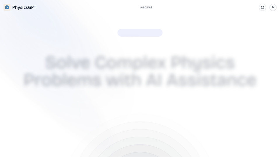 Screenshot of Physics GPT