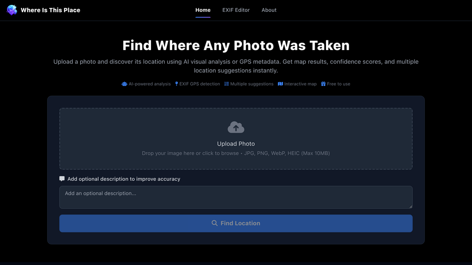 Screenshot of Where Is This Place