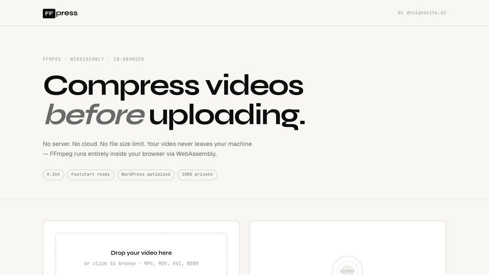 Screenshot of FFpress