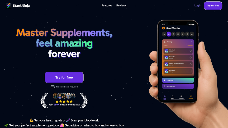 Screenshot of StackNinja