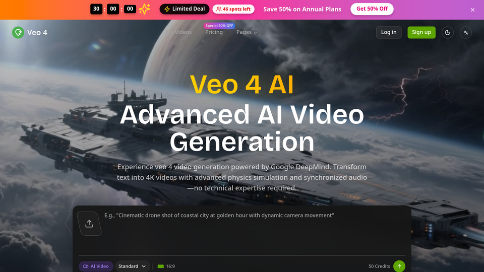Screenshot of Veo 4