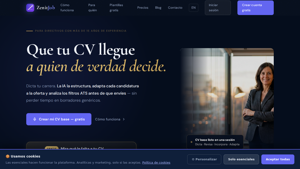 Screenshot of ZenitJob