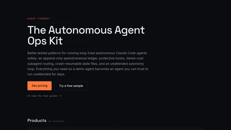 Screenshot of Agent Foundry