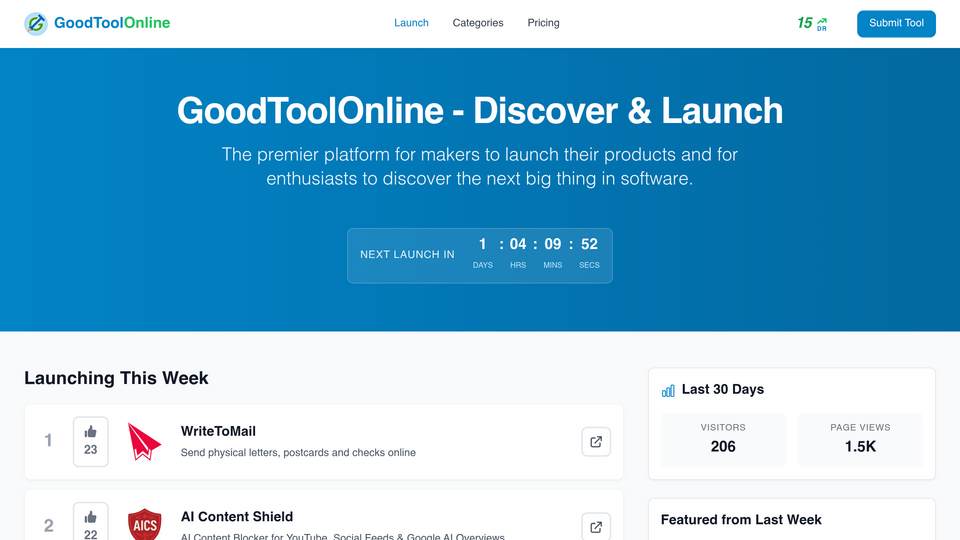 Screenshot of GoodToolOnline