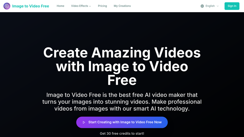 Screenshot of ImageToVideo