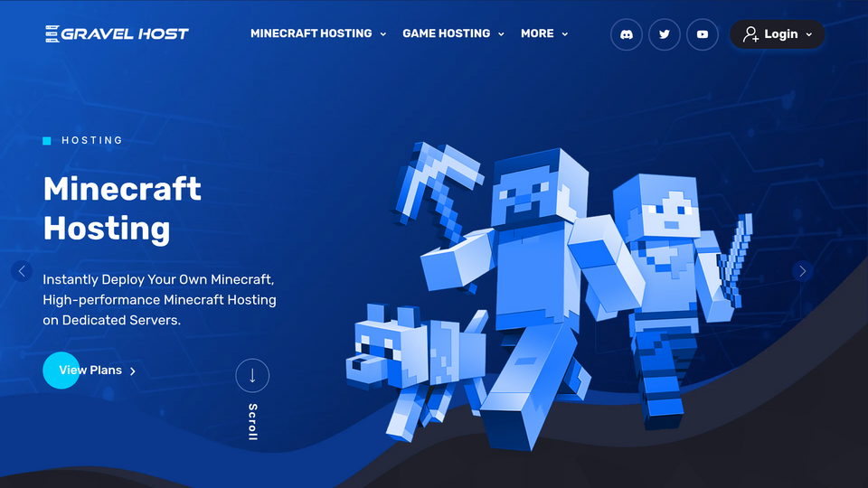 Screenshot of Gravel Host