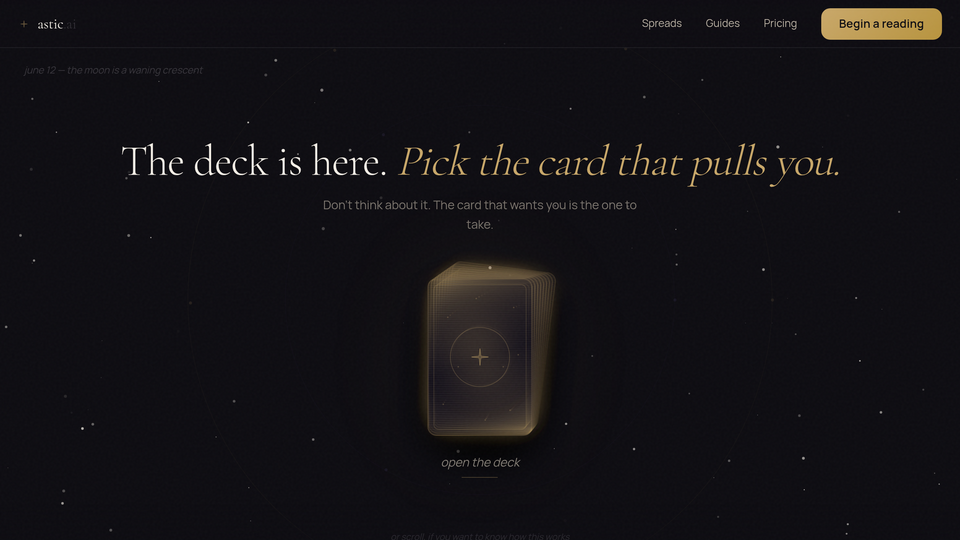 Screenshot of Astic AI