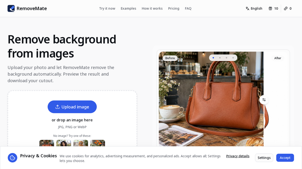 Screenshot of RemoveMate