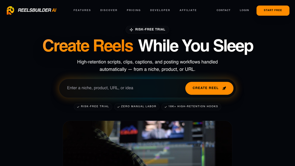 Screenshot of ReelsBuilderAI | Video