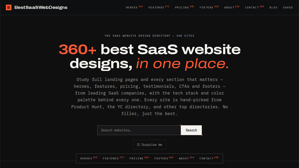 Screenshot of BestSaaSWebDesigns