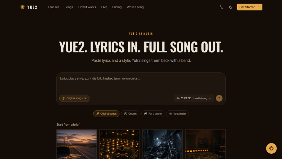 Screenshot of YuE2