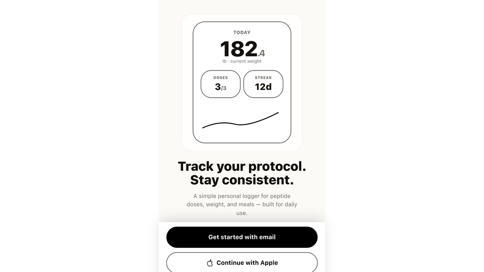 Screenshot of Peptide Pilot