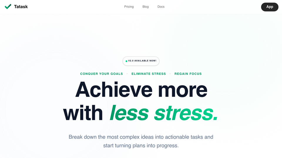 Screenshot of Tatask