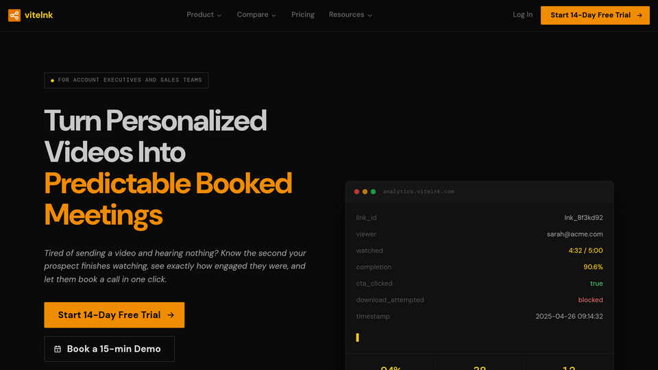 Screenshot of vitelnk