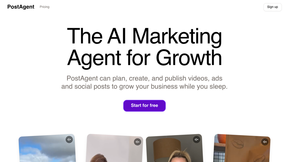 Screenshot of Post Agent