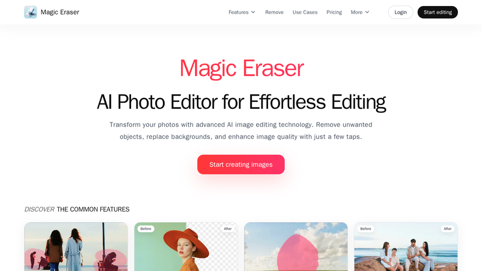 Screenshot of Magic Eraser