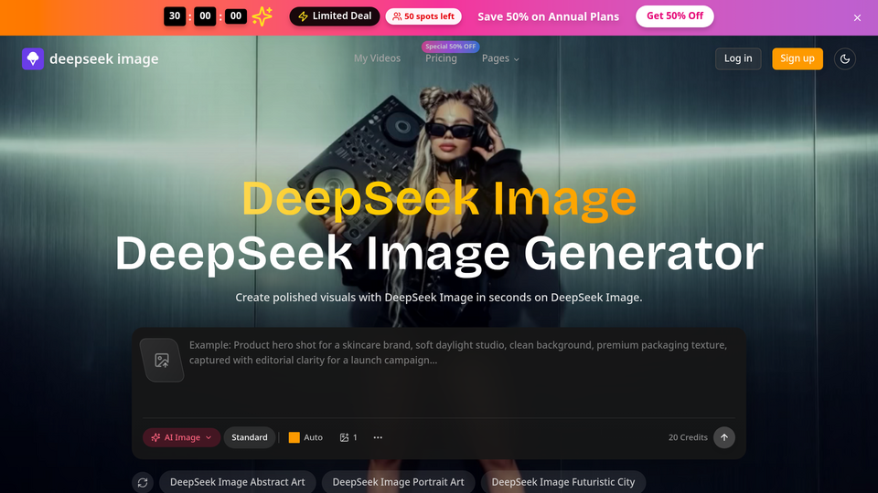 Screenshot of deepseek image